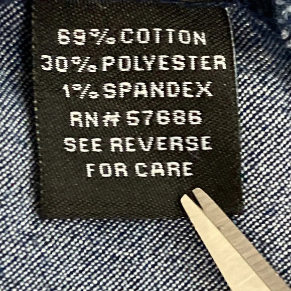 New Look Dark Wash Stretch Denim Button Front Mini Dress Plus Size 3X - Picture 7 of 7